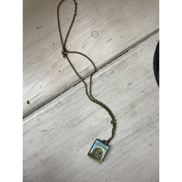 Little House on the Prairie- Tv Show Book Charm Locket necklace laura ingalls - Picture 3 of 8